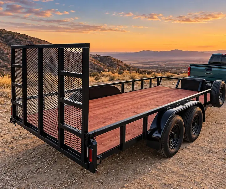 Utility Trailers for rent at Fontana Trailers